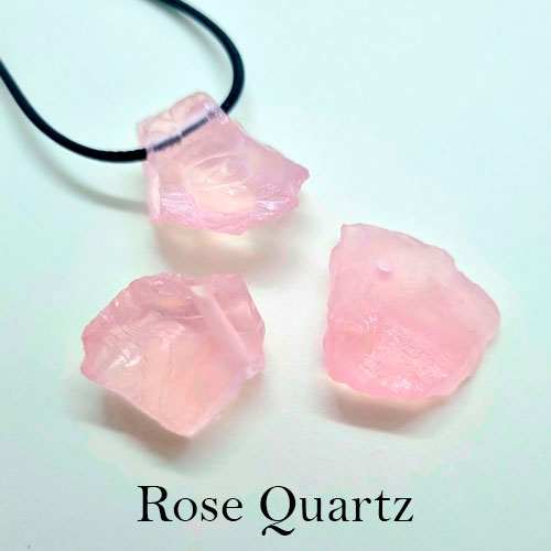 Rose Quartz in Cristalljoia Minerals in the center of Barcelona