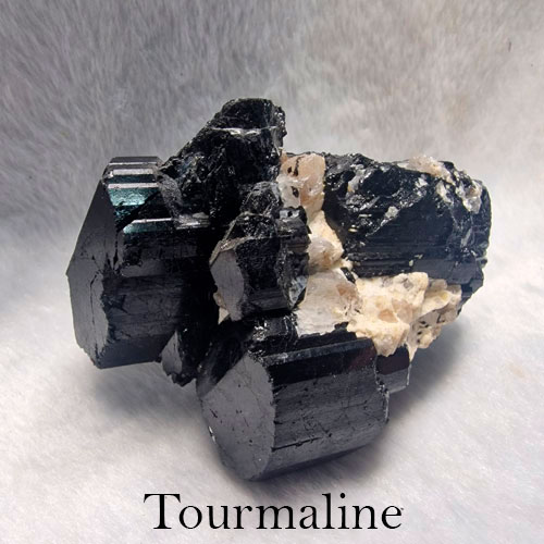 Tourmaline in Cristalljoia Minerals in the center of Barcelona