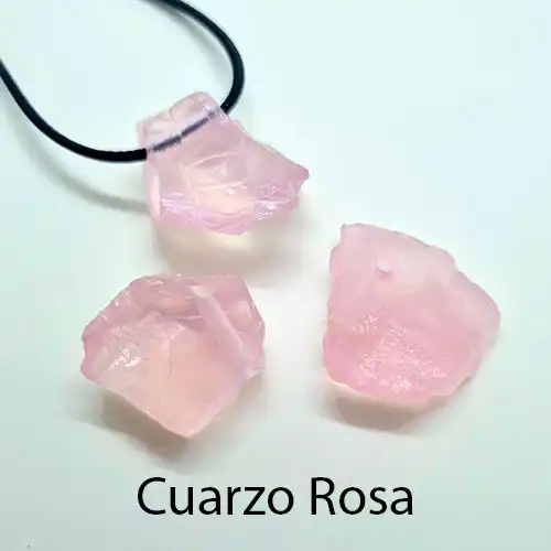 Productos en cuarzo rosa