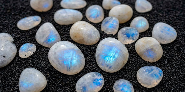 Misterios del reflejo azulado de la piedra luna