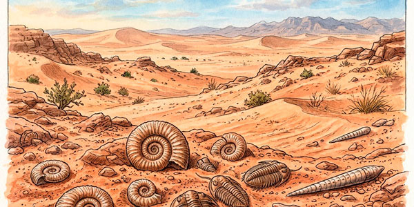 Why are there so many fossils in Morocco?